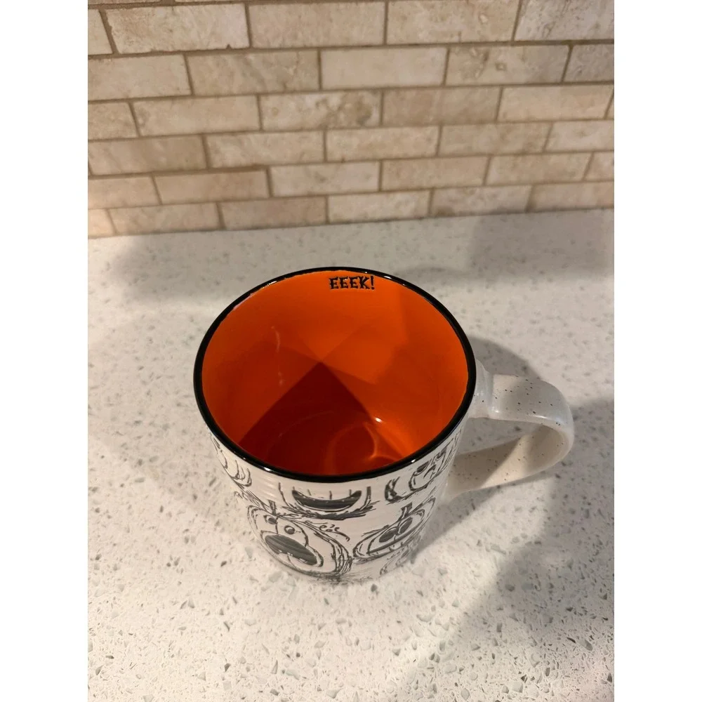 Eli & Ana Halloween Boo Jack O Lantern Pumpkin Ceramic Mug